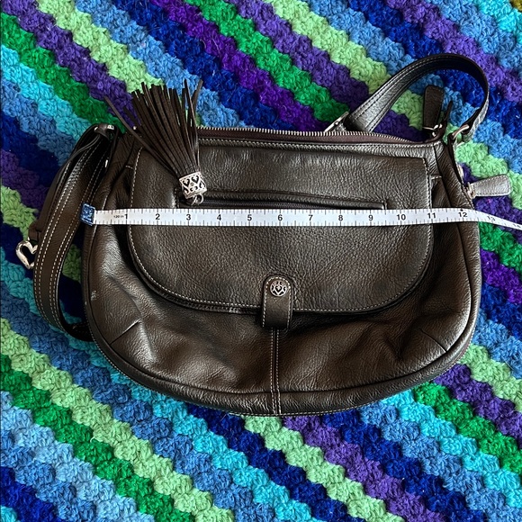 Gun metal metallic Brighton bag - Picture 10 of 11